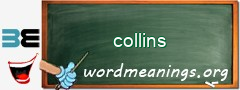 WordMeaning blackboard for collins